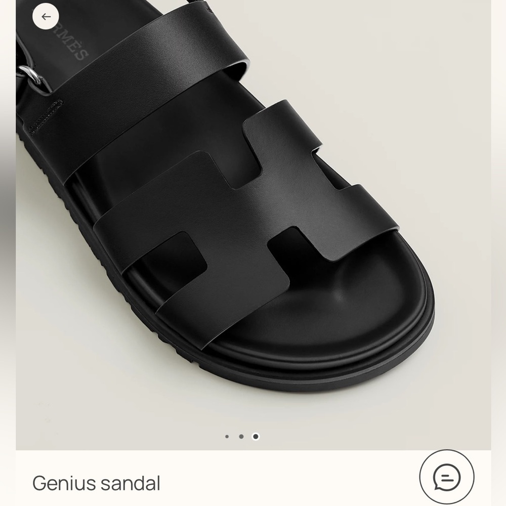 Hermes Black Women's Sandals